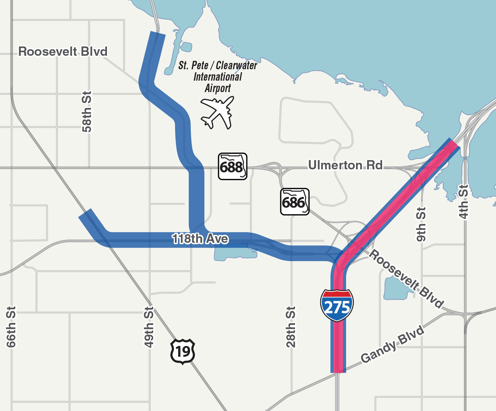 Gateway Expressway Project Map